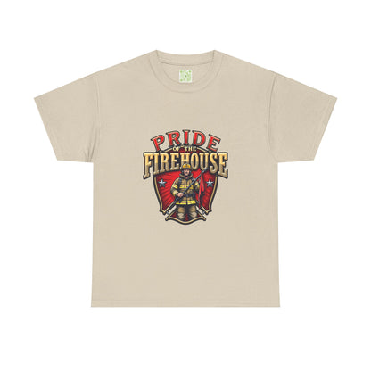 Fireman Shirt Pride of the Firehouse, Firewoman Tee, Firefighter Shirt, First Responder Gift, Fire Rescue, Thin Red Line