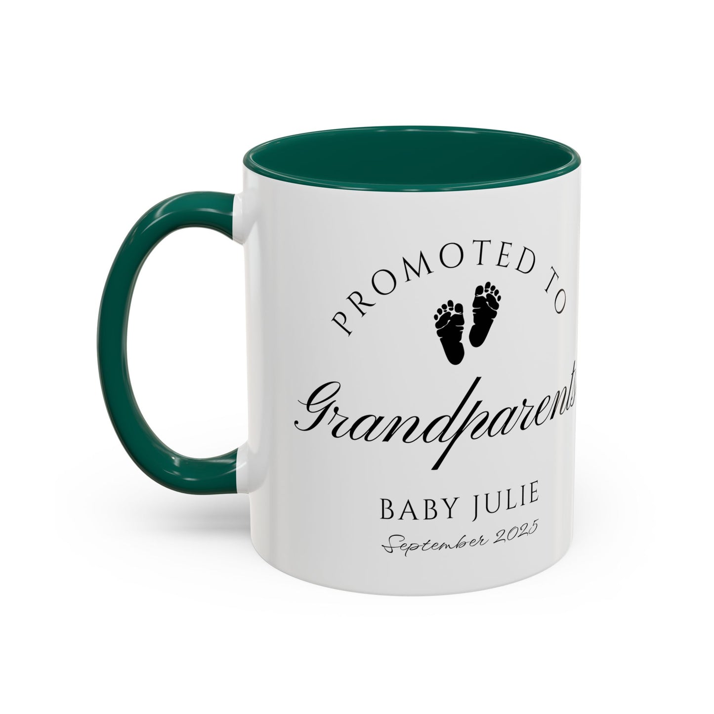 Promoted to Grandparents Mug, Pregnancy Announcement Coffee Cup, Baby Reveal Gift, New Grandparent Mug, Personalized Baby Announcement