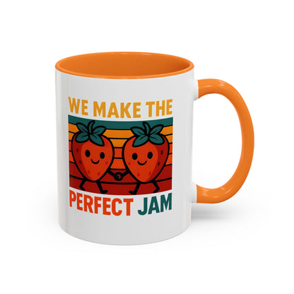 Humorous Strawberry Jam Coffee Mug, Summer Vibes Mug, Strawberry Mug, Food Humor Mug, Hilarious Mug, Gift Idea