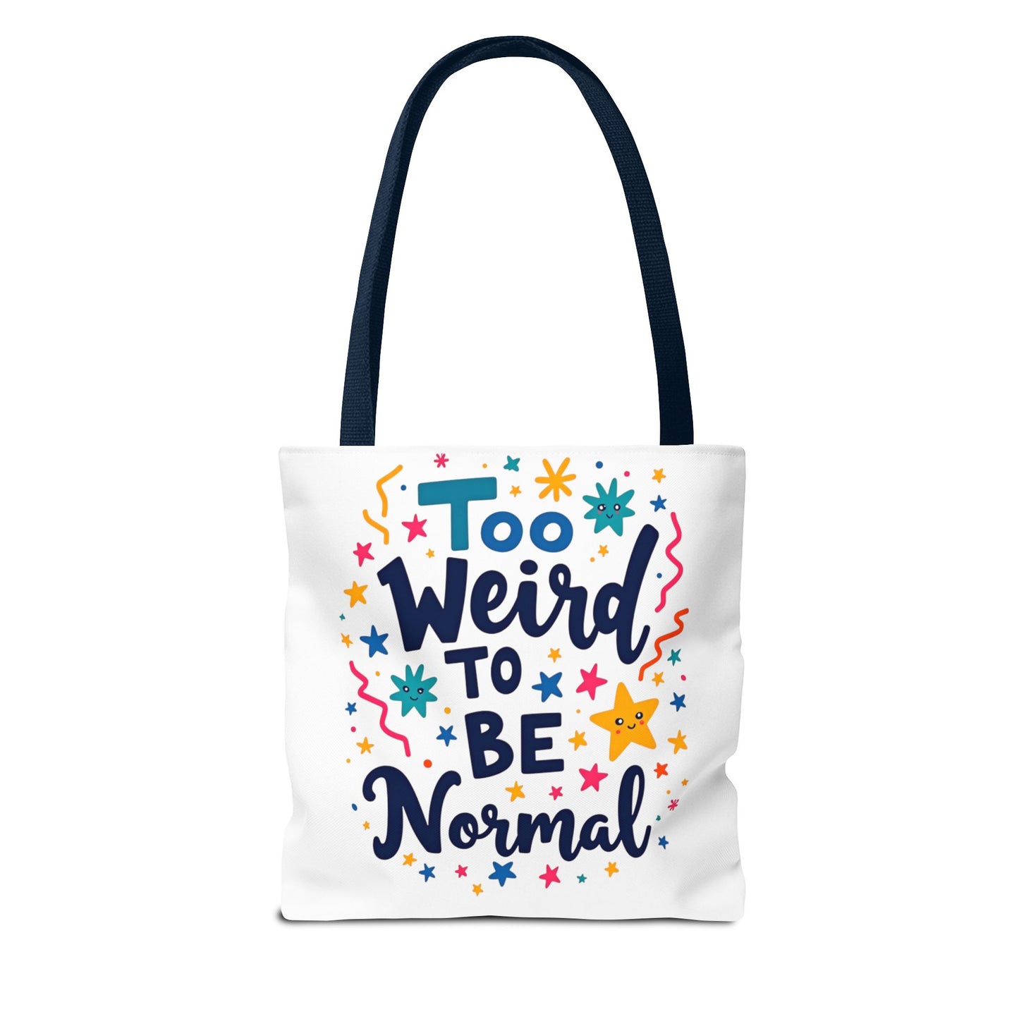 Enneagram Type 4 Tote Bag, To Weird to Be Normal, Personality Test, Enneagram Four, Self Growth Accessories