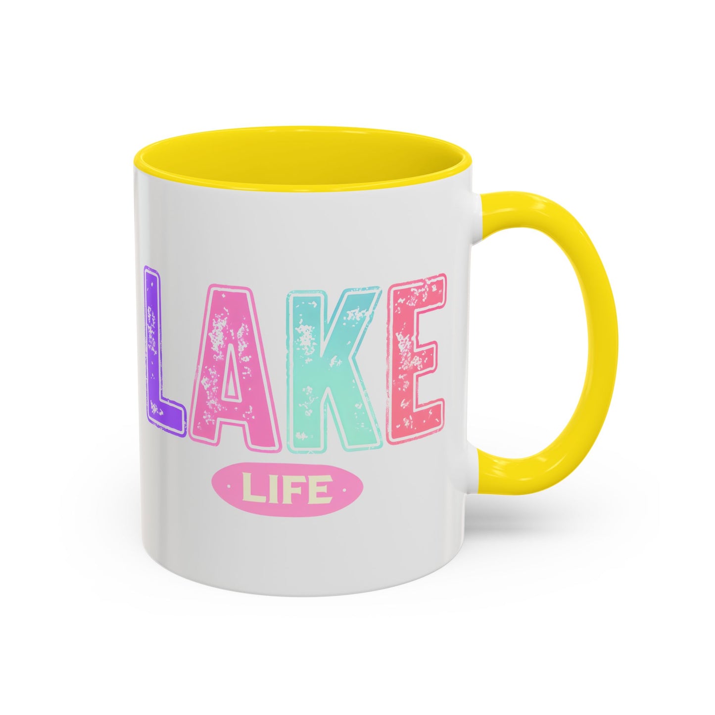 Lake Life Accent Coffee Mug, Great Lakes Mug, Michigan Gifts, Lake Vibes, Modern Mug, Lake House Gifts, Lakehouse Decor