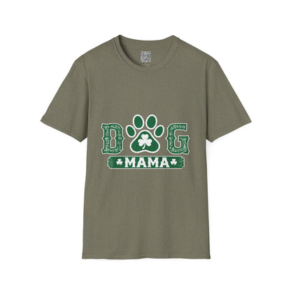 Dog Mama T-Shirt - Unisex Pet Lover Tee, Dog Paw Print Shirt, Dog Mom Gift, Casual Wear for Animal Lovers