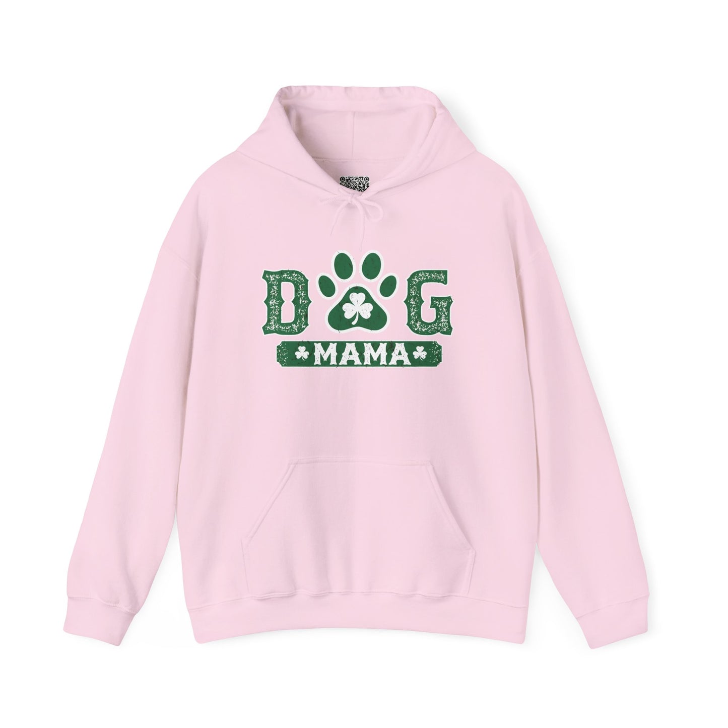 Dog Mama Hoodie, Luck of the Irish, Perfect for Pet Lovers, Cozy Gift for Dog Moms, Dog Lover Sweatshirt