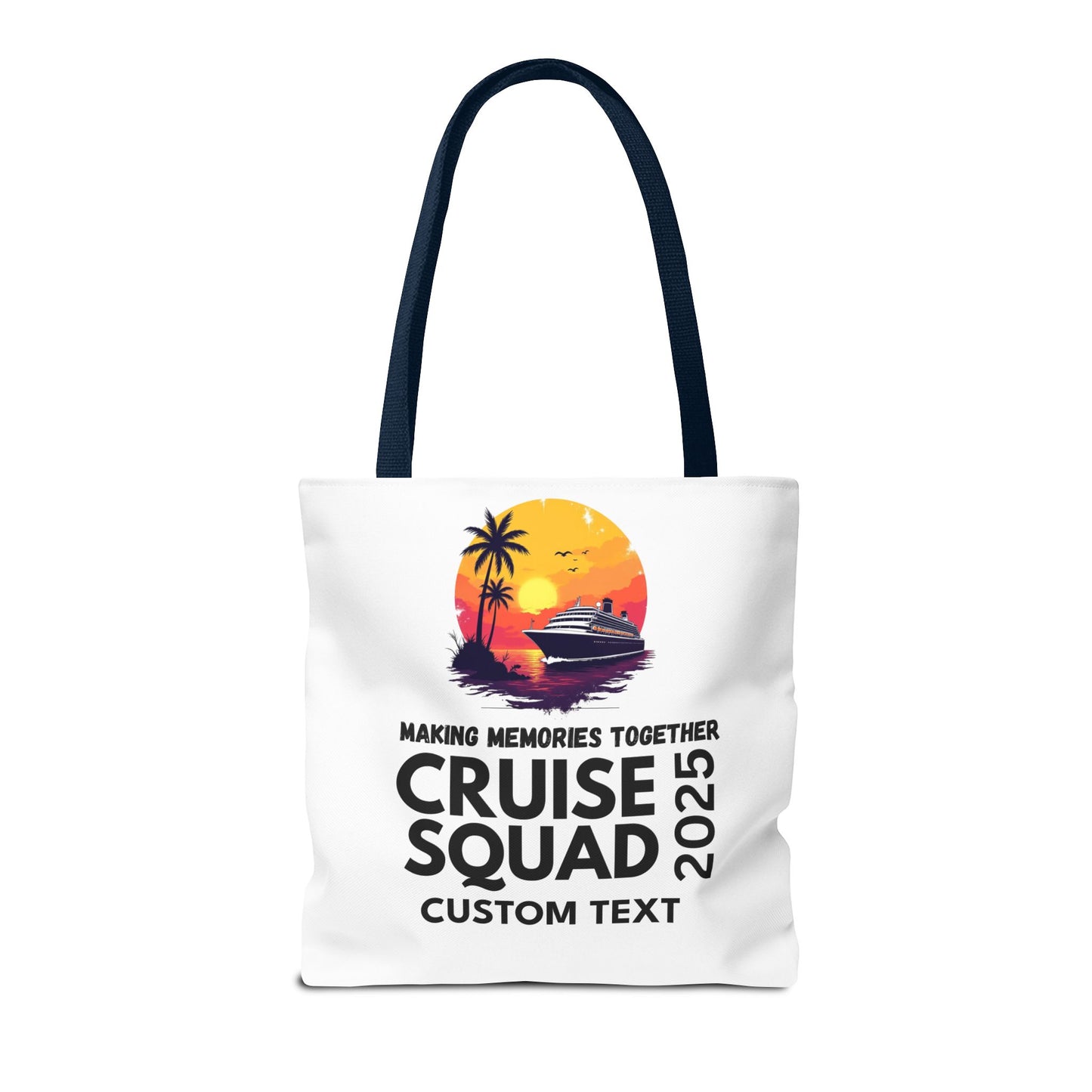 Personalized Cruise Squad Tote Bag, Family Cruise 2025, Matching Tote Bag, Vacation Tote, Family Vacation 2025, Cruise Bag