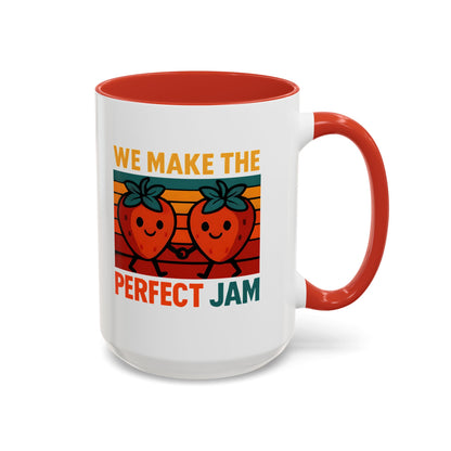 Humorous Strawberry Jam Coffee Mug, Summer Vibes Mug, Strawberry Mug, Food Humor Mug, Hilarious Mug, Gift Idea