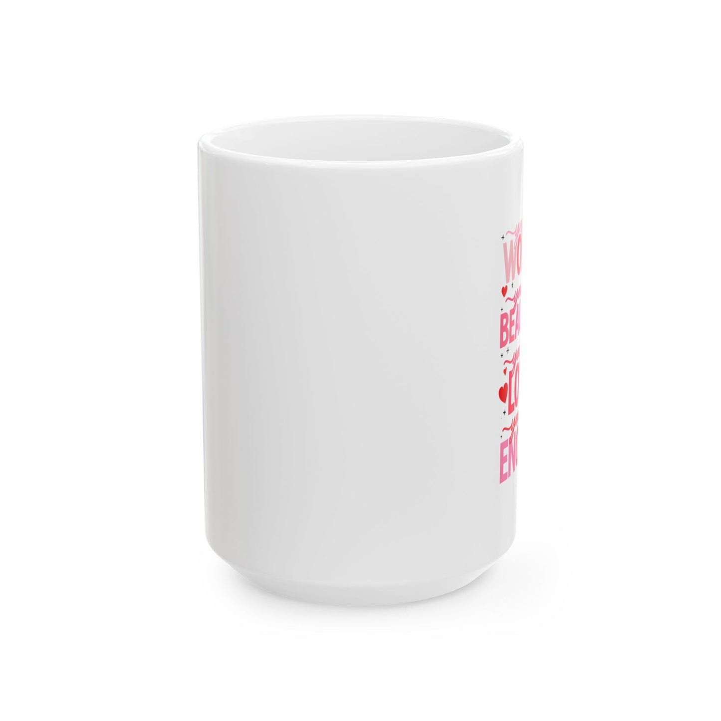 Positive Vibes Mug - Inspirational Quote Valentines Gift, Self-Care Pick-Me-Up, Empower Her Day  - Valentine's Gift