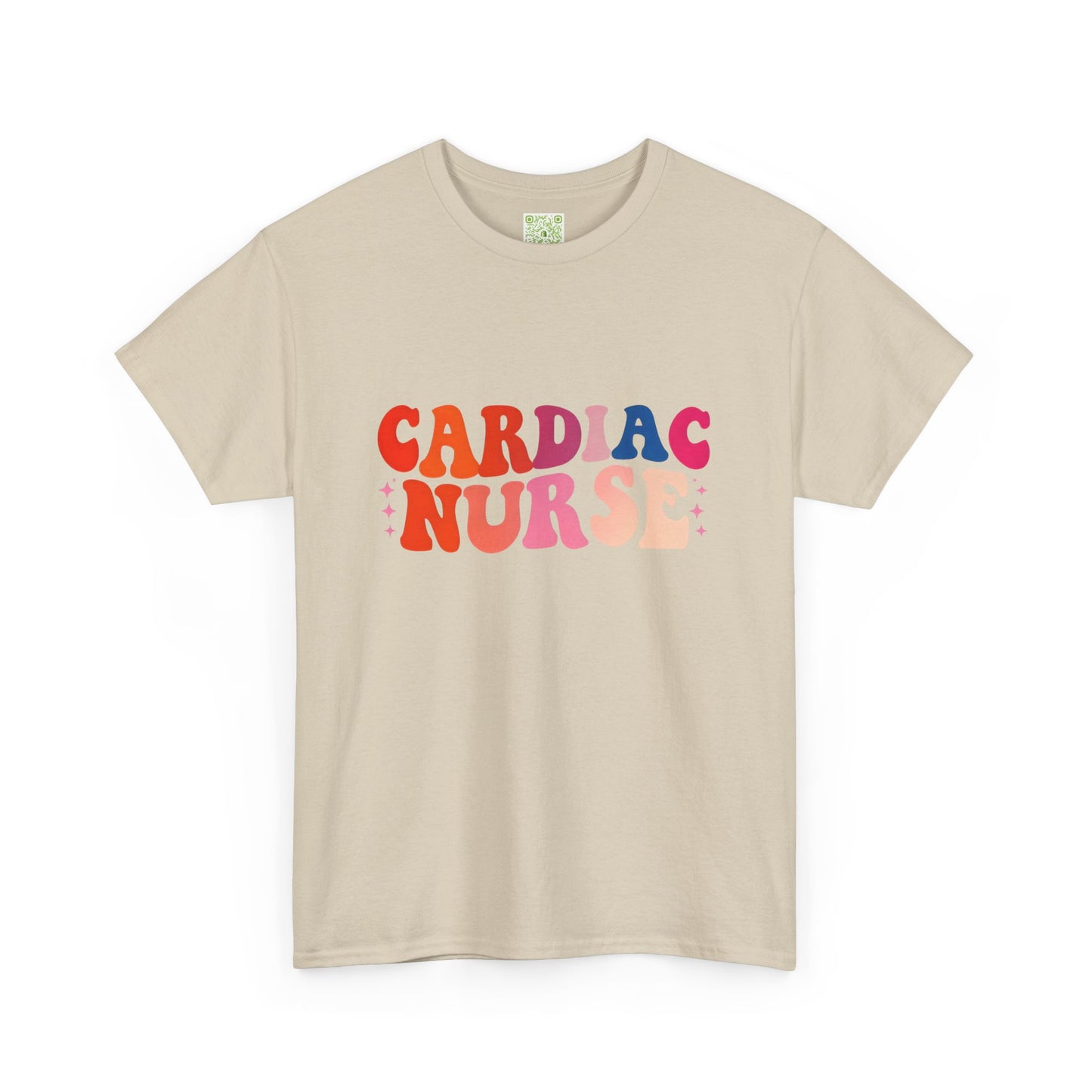 Cardiac Nurse Unisex Heavy Cotton Tee, Cardiac Nurse Shirt, ICU Nurse Gift, Nurses Day Gift, Nurse Squad Shirt