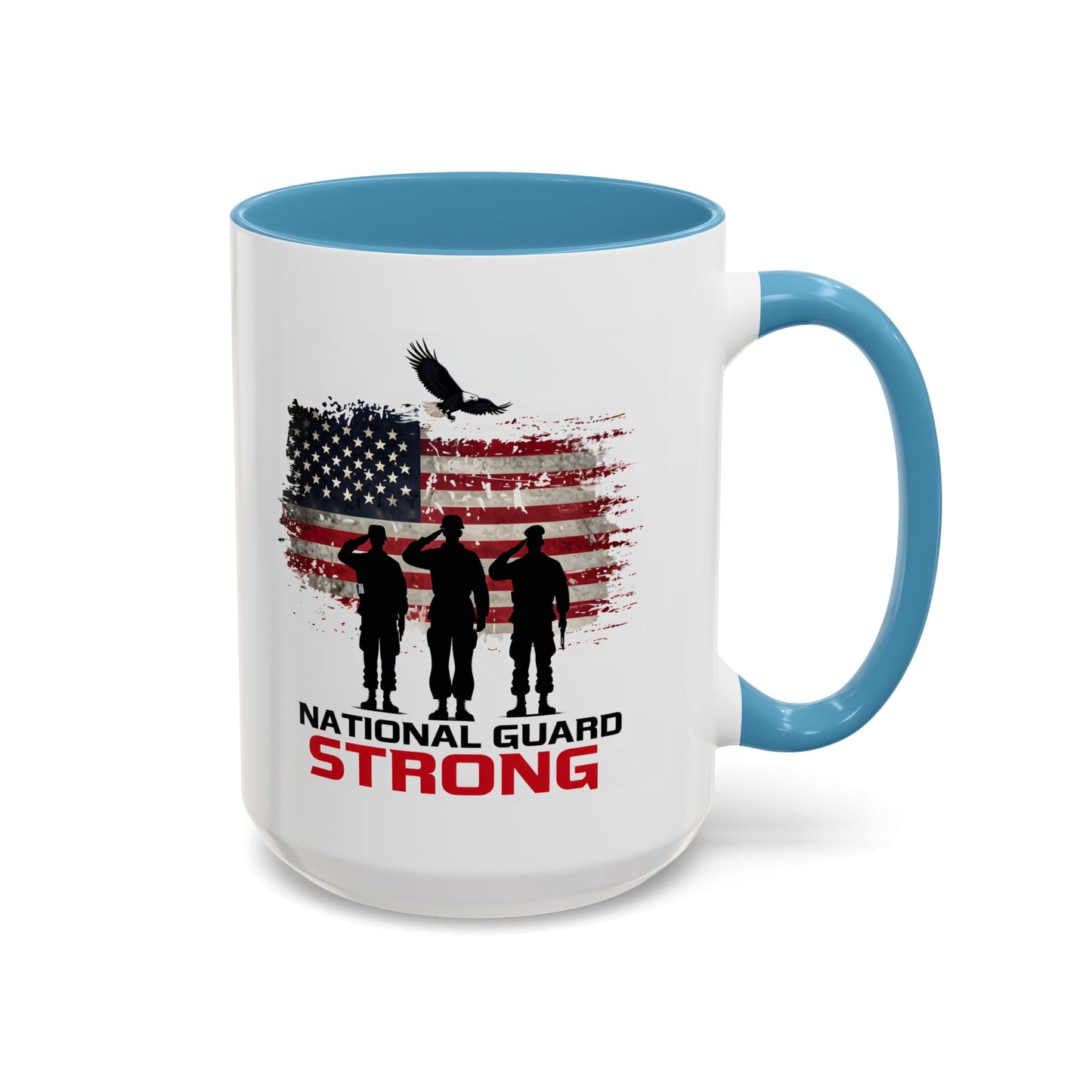 Patriotic National Guard Coffee Mug, Air National Guard, Army Wife Mug, Gift for Soldier, Army Veteran Gift, Army Dad Mug