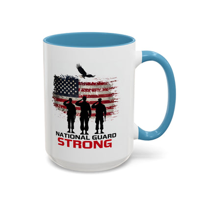 Patriotic National Guard Coffee Mug, Air National Guard, Army Wife Mug, Gift for Soldier, Army Veteran Gift, Army Dad Mug