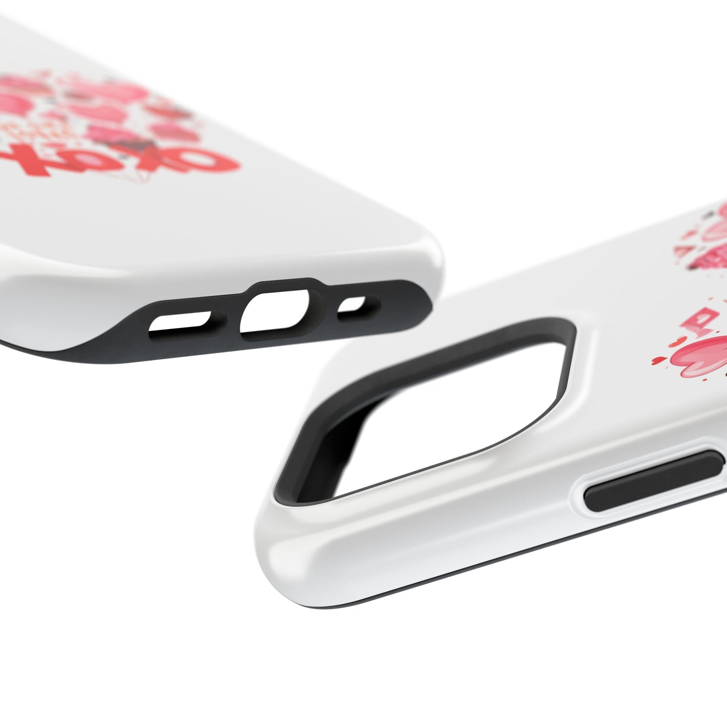 Valentine's Day Magnetic Tough Cases, Cute Phone Cover, Gift for Her, Love Heart Design, Personalizable Tech Accessory