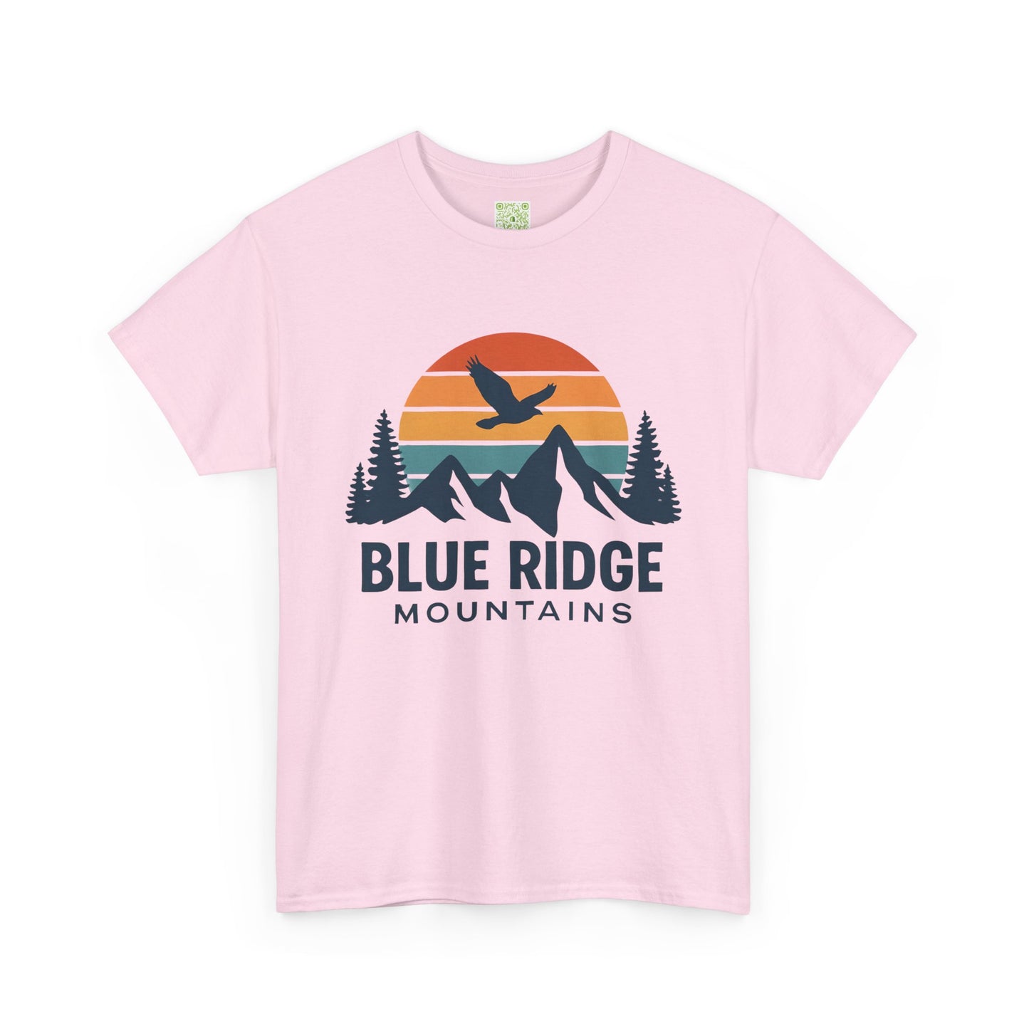Blue Ridge Parkway Unisex Heavy Cotton Tee, Nature Lover Shirt, Blue Ridge Mountains, North Carolina Shirt, Camping Gift