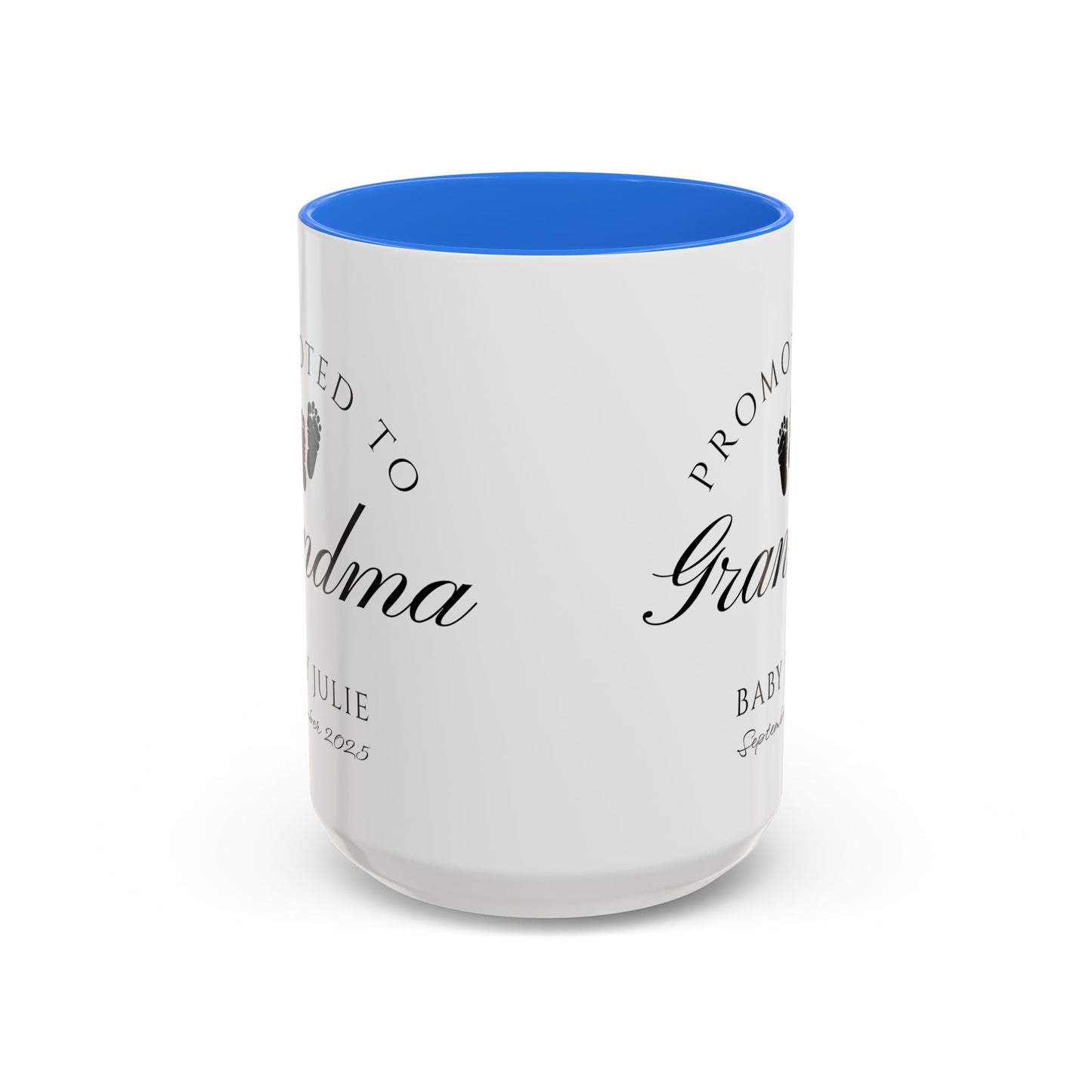 Promoted to Grandma Mug, Pregnancy Announcement Coffee Cup, Baby Reveal Gift, New Grandparent Mug, Grandma to Be Gift, Custom Baby Announcement