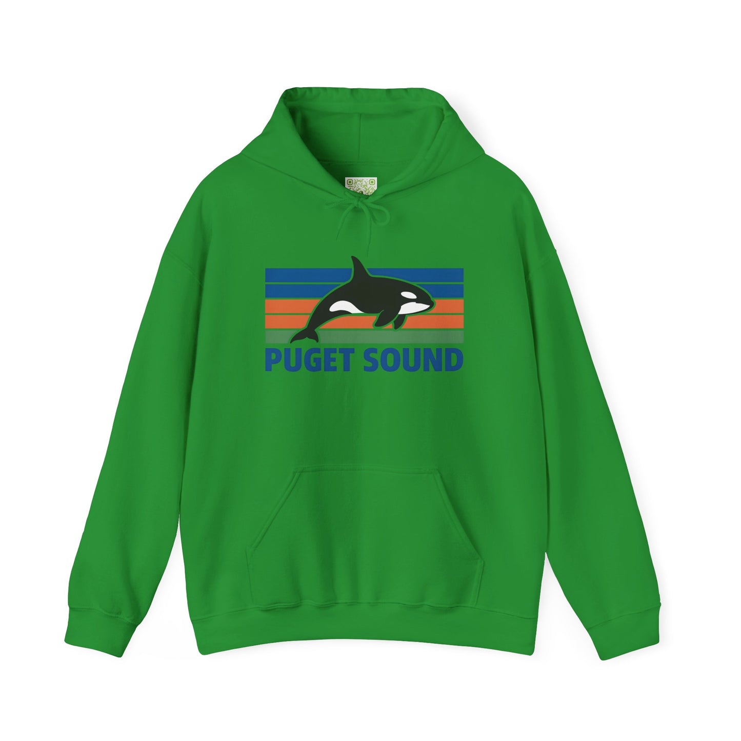 Vintage Puget Sound Orca Hoodie, Orca Shirts, Whale Sweatshirt, Respect The Locals, Whale Gifts, Whale Watching Shirt