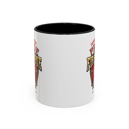 Personalized Pride of the Firehouse Shield Mug, Fire Department, Fire Fighter Gift, Firefighter Mug, Firefighter Dad Gift