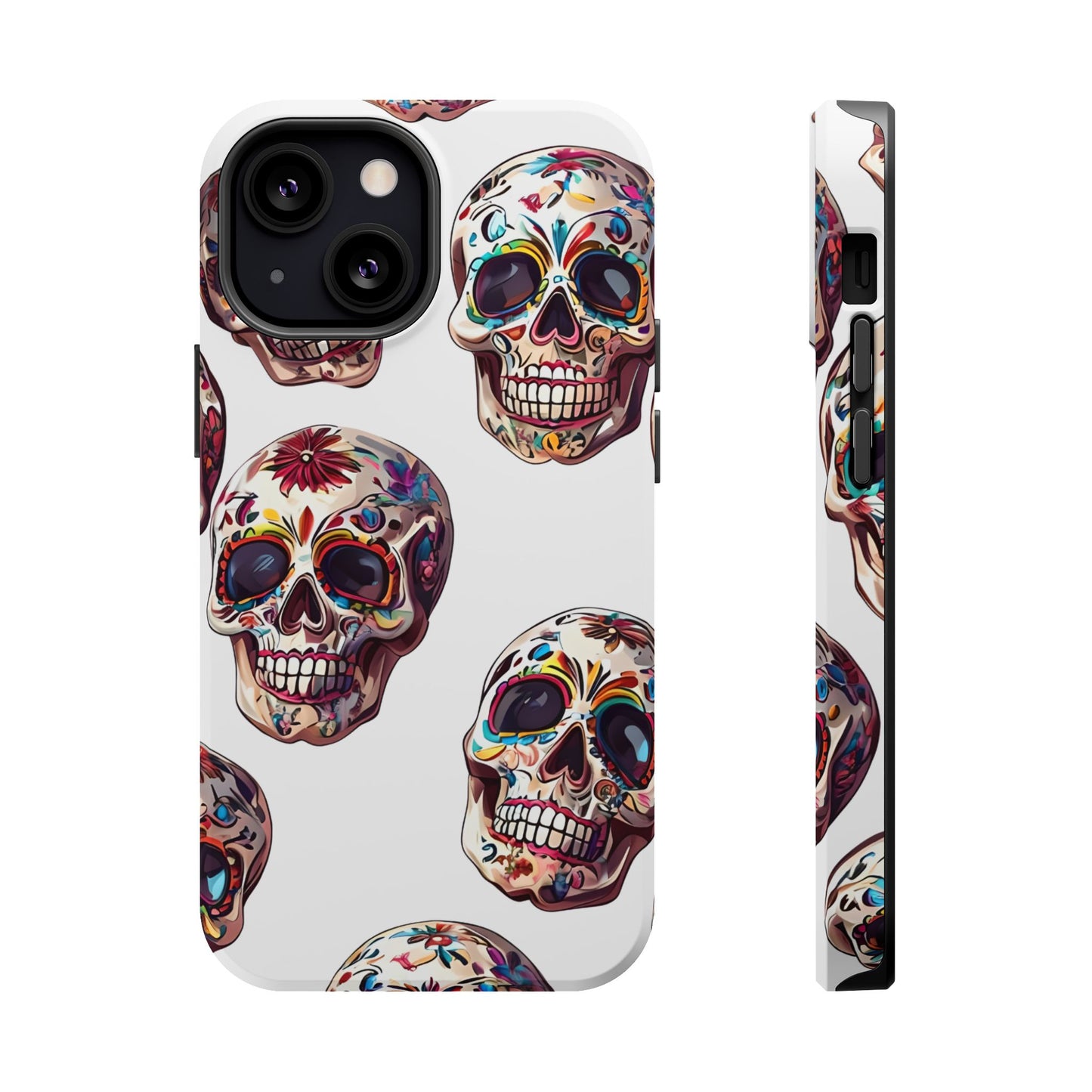 Sugar Skull Phone Case, Dia De Los Muertos, Day Of The Dead, Mexican Tradition, Sugar Skull Art, Wireless Charger