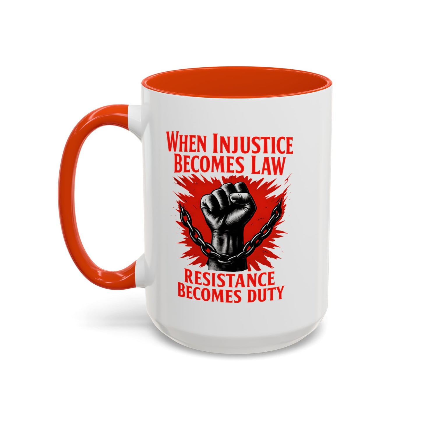 anti trump mug, chinga la mirgra, When Injustice Becomes Law, Resistance Mug, Social Justice Mug, Equality Coffee Cup, Resist Mug Gift
