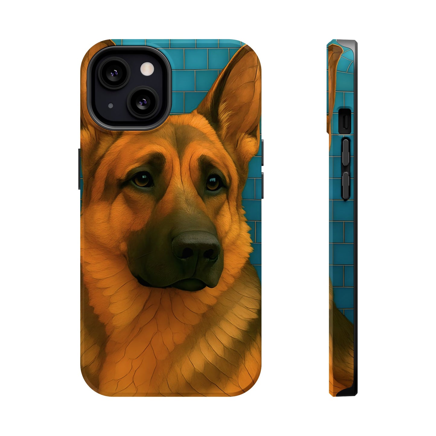 German Shepherd Mosaic Phone Case, German Shepherd Mom Gift, Dog Phone Case, Pet Gift, Dog Lover Present, iPhone Dog Case