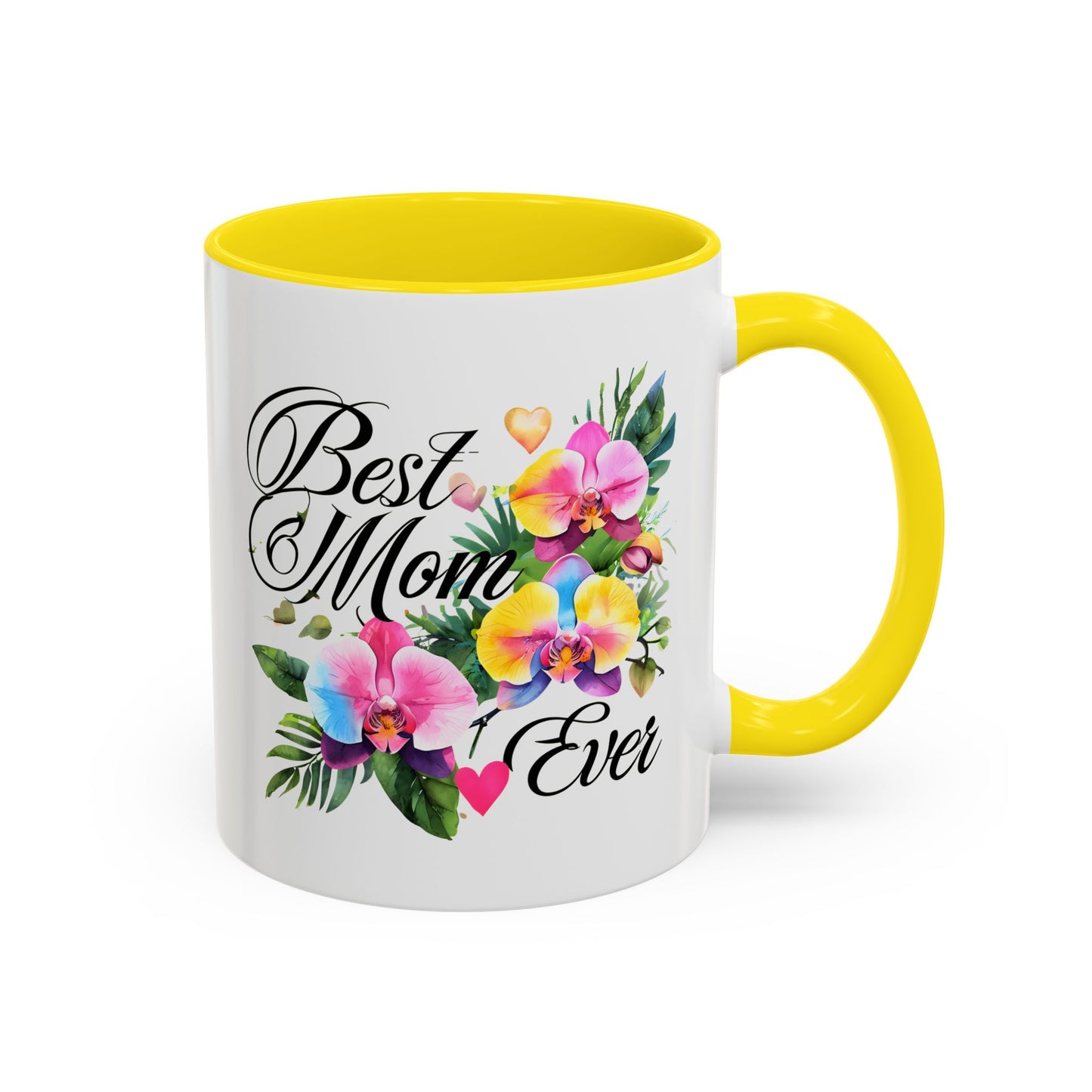 Floral Best Mom Coffee Mug, Vibrant Tea Mug for Mom, Unique Mother's Day Gift, Appreciation Gift for Her