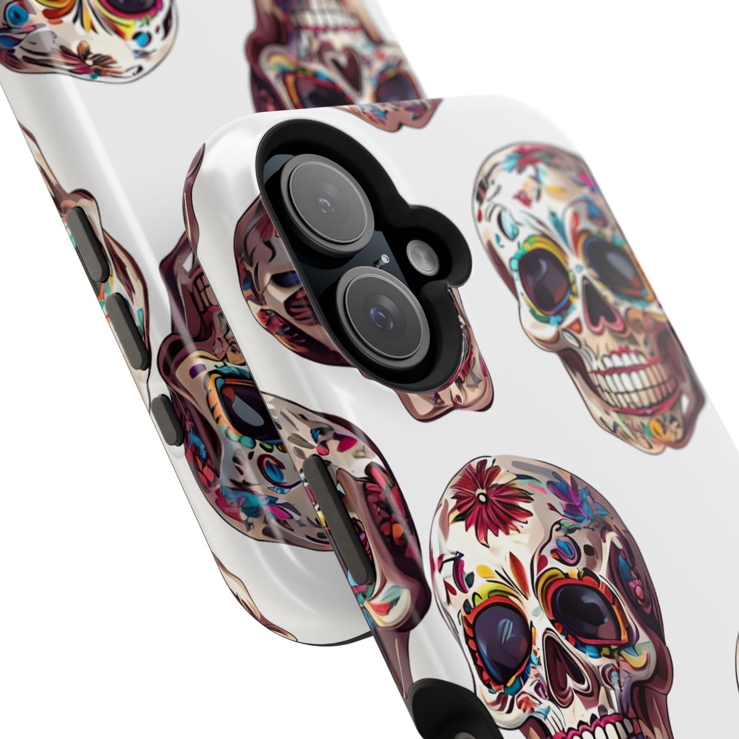 Sugar Skull Phone Case, Dia De Los Muertos, Day Of The Dead, Mexican Tradition, Sugar Skull Art, Wireless Charger