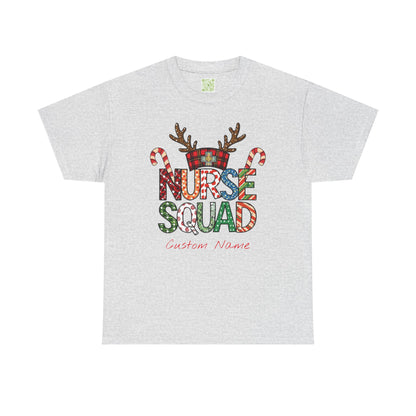 Personalized Nurse Squad Holiday Tee, Snowman Shirt, Christmas Womens, Future Nurse Gift, Nurse Gift, Gift For Nurse