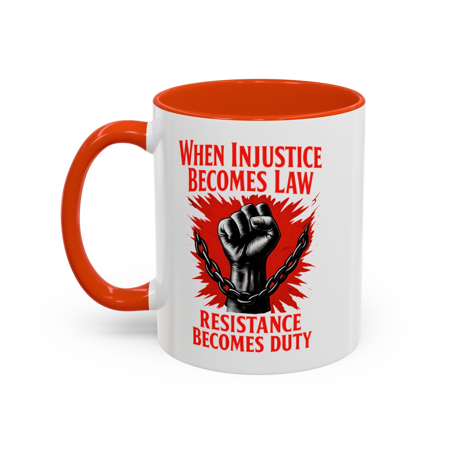 anti trump mug, chinga la mirgra, When Injustice Becomes Law, Resistance Mug, Social Justice Mug, Equality Coffee Cup, Resist Mug Gift