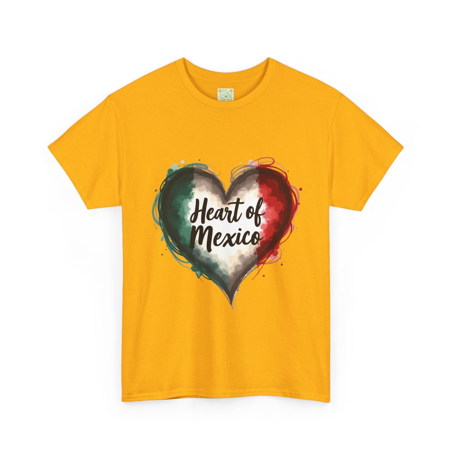 Viva la Vida Heart of Mexico Tee, Unisex Cotton Tee, Celebrate Mexican Heritage, Cinco de Mayo, Gift for Culture Lovers, Mexican Pride Tee
