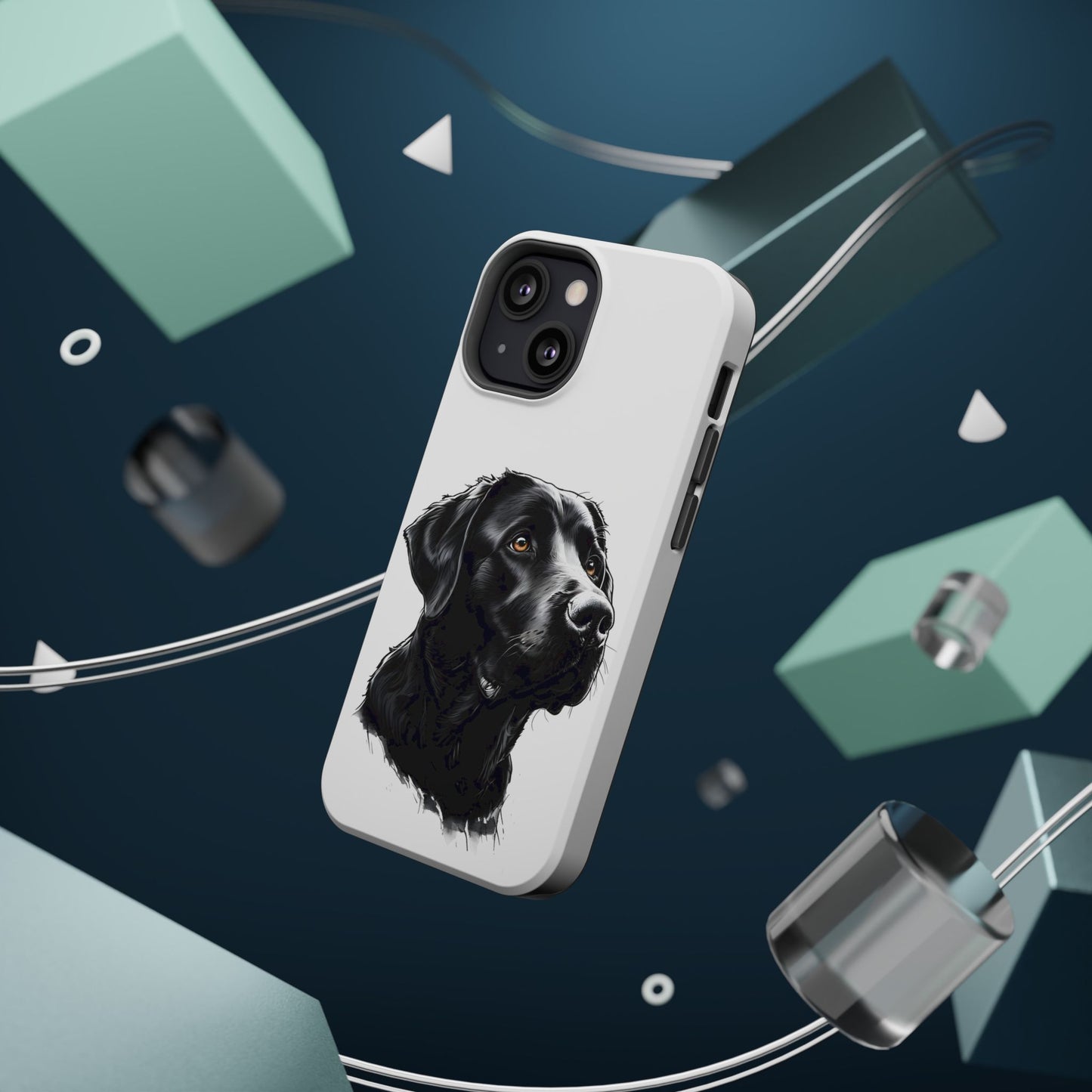 Dog Lover Tough Case, Durable Phone Cover, Pet Portrait Case, Unique Gift for Dog Owners, Custom Pet Accessories