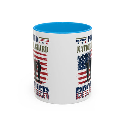 National Guard, Proud Brother Coffee Mug, Veteran Appreciation Mug, Military Family Gift, Army Gifts, Tactical Gifts