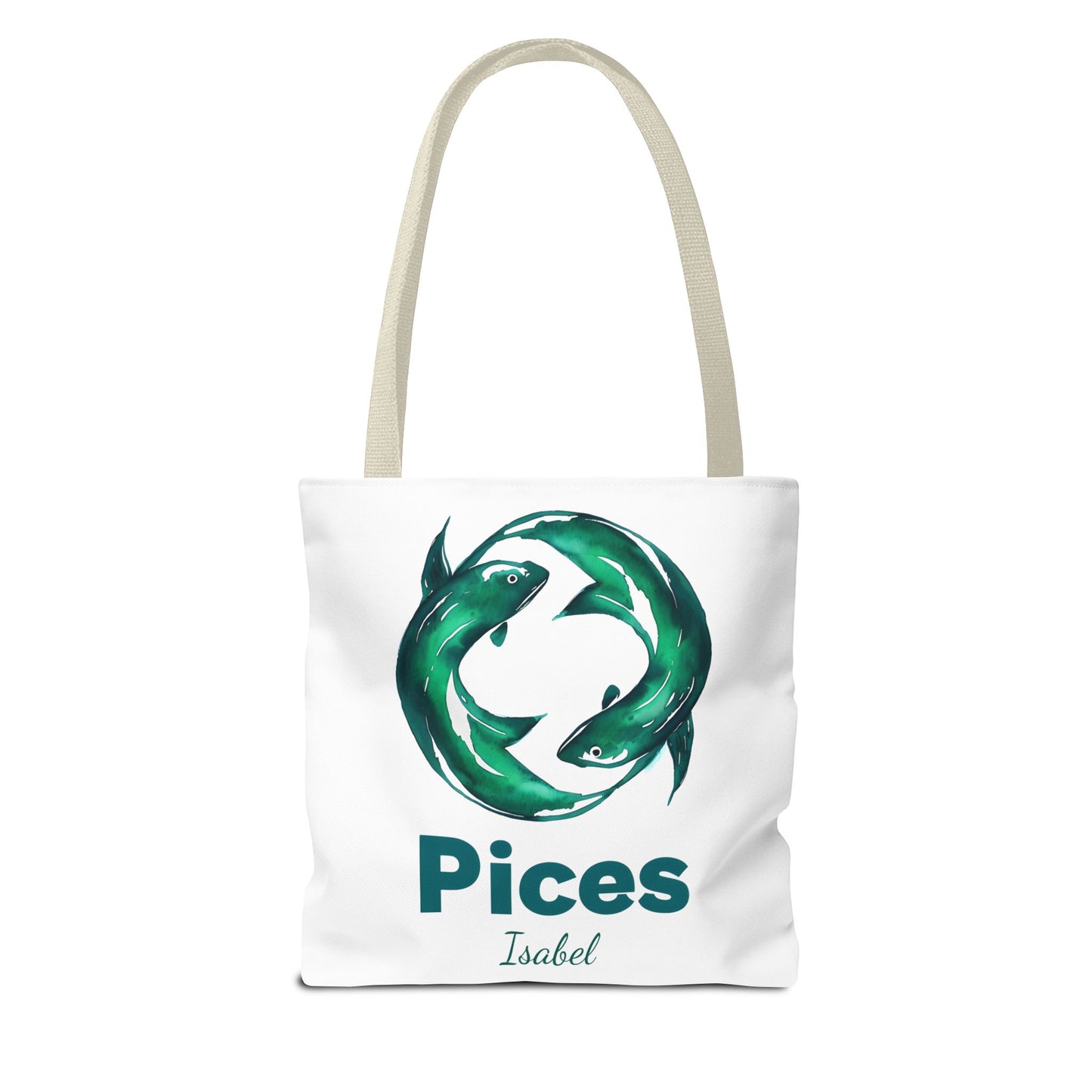 Pices Zodiac Personalized Tote Bag - Astrology Inspired, Gift for Taurus, Festival Tote, Astrology Lover's Bag, Horoscope Gift