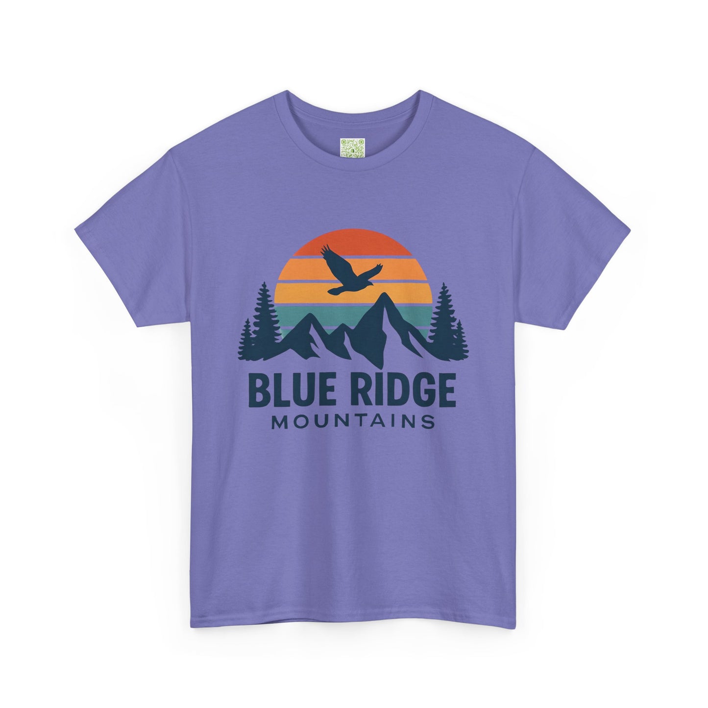 Blue Ridge Parkway Unisex Heavy Cotton Tee, Nature Lover Shirt, Blue Ridge Mountains, North Carolina Shirt, Camping Gift