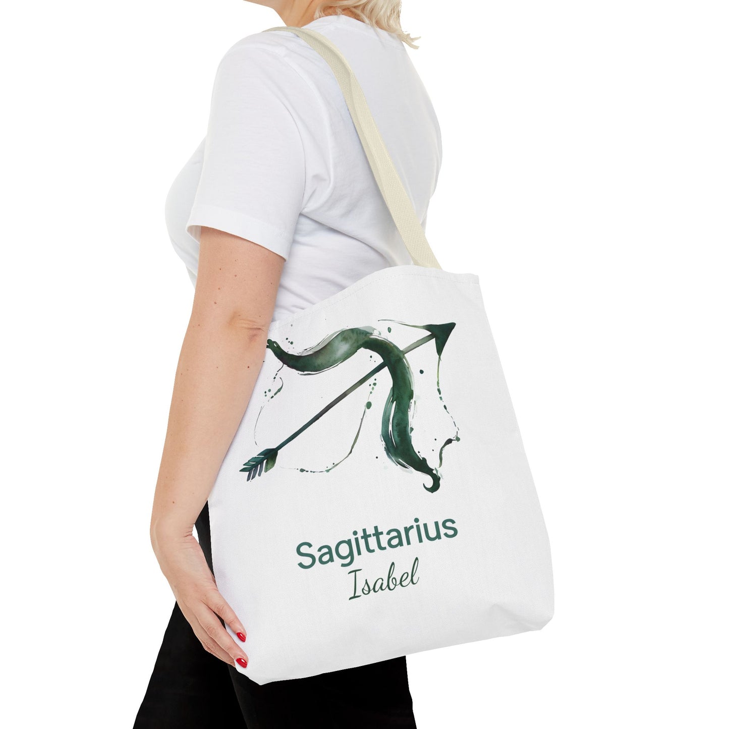 Sagittarius Zodiac Personalized Tote Bag, Astrology Lover Tote, Artistic Tote Bag, Aesthetic Weekender, Sagittarius Gifts