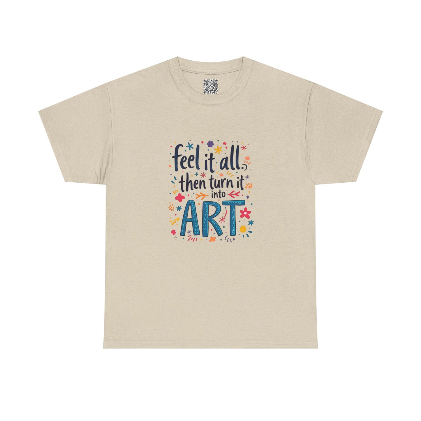 Enneagram 4 Feel, It Turn Into Art TShirt, Enneagram Type 4 Tee, Personality Types, Individualist Shirt, Self Growth, Enneagram4 Tee