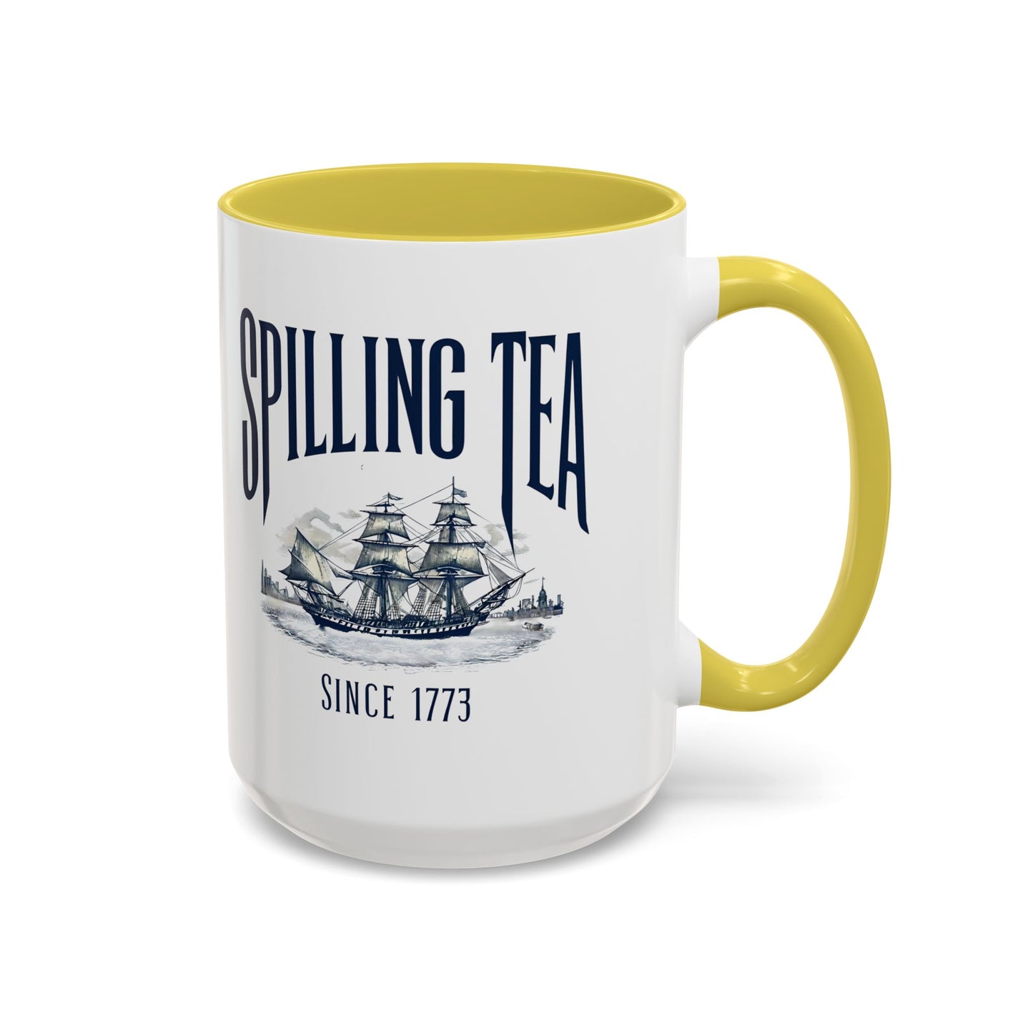 Spilling Tea Since 1773 Coffee Mug, Patriotic Coffee Mug, Funny Patriot Gift, American Freedom, Memorial Day