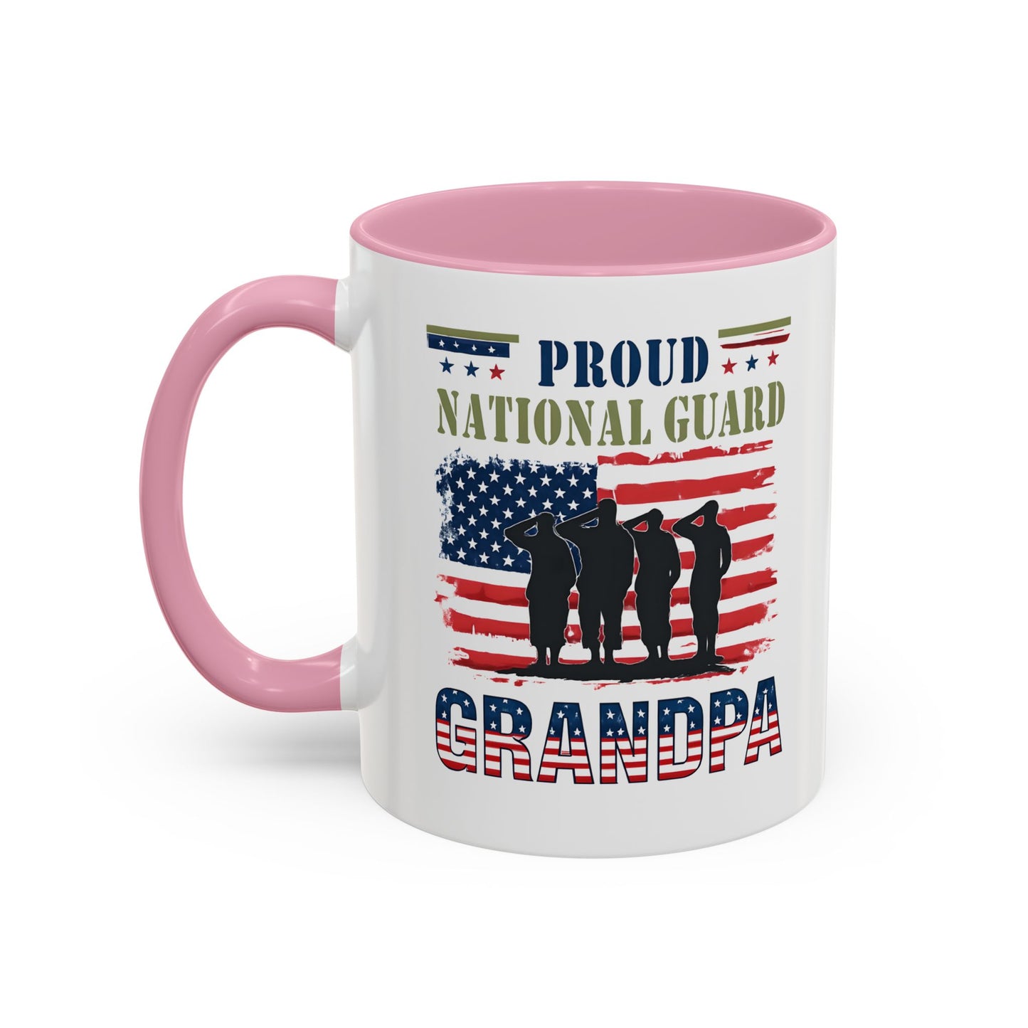National Guard, Proud Grandpa Coffee Mug, Veteran Appreciation, Gift for Heroes, Military Family Gift