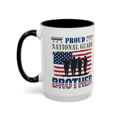 National Guard, Proud Brother Coffee Mug, Veteran Appreciation Mug, Military Family Gift, Army Gifts, Tactical Gifts