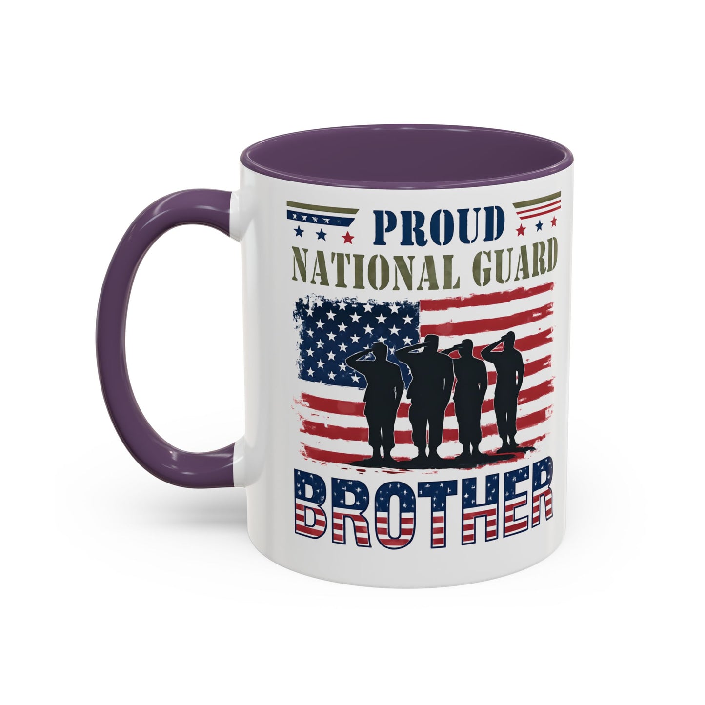 Proud National Guard Brother Coffee Mug, Veteran Appreciation Mug, Military Family Gift, Army Gifts, Tactical Gifts