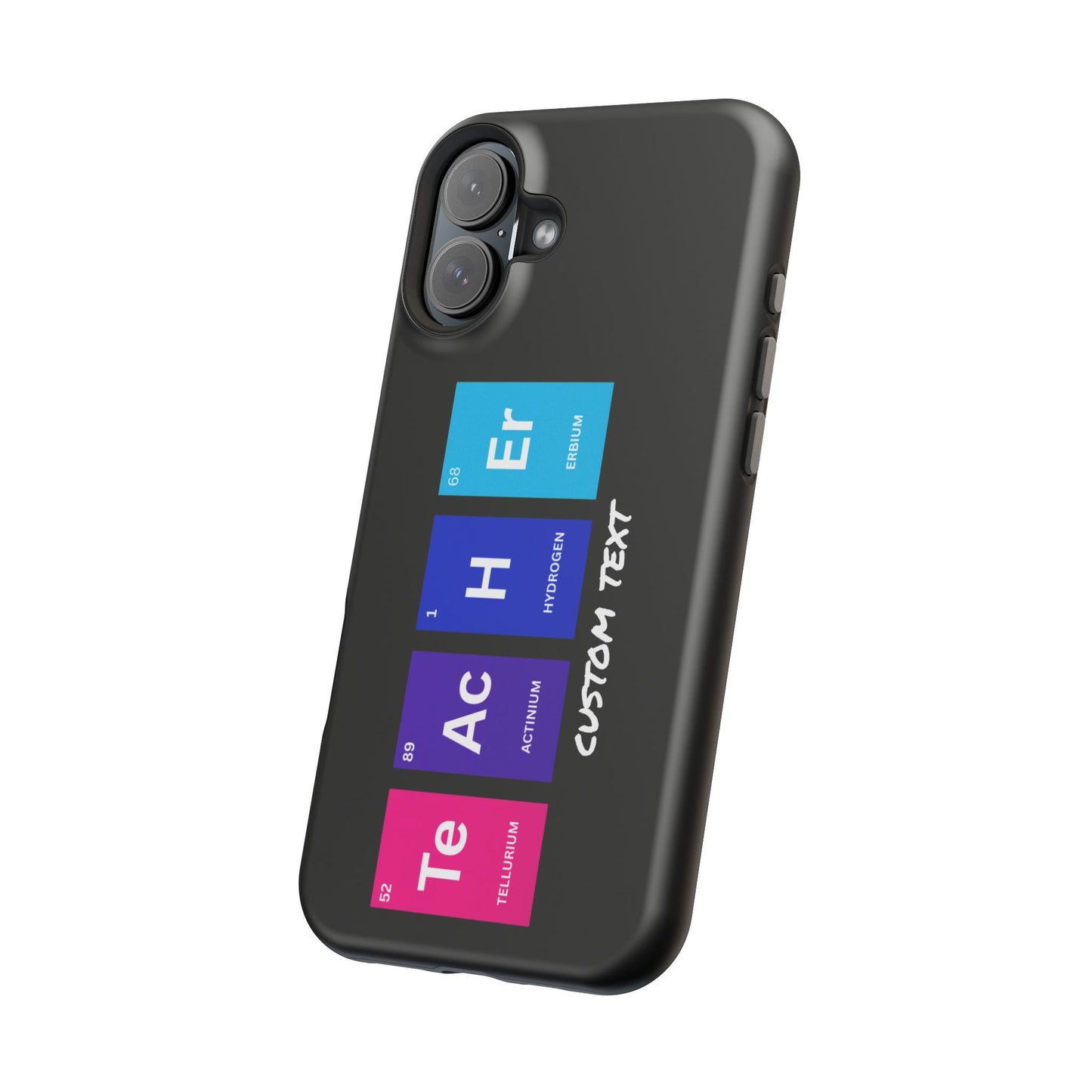 Teacher Element Magnetic Tough Case, Gift for Educator, First Year Teacher, Trendy iPhone Case, Periodic Table