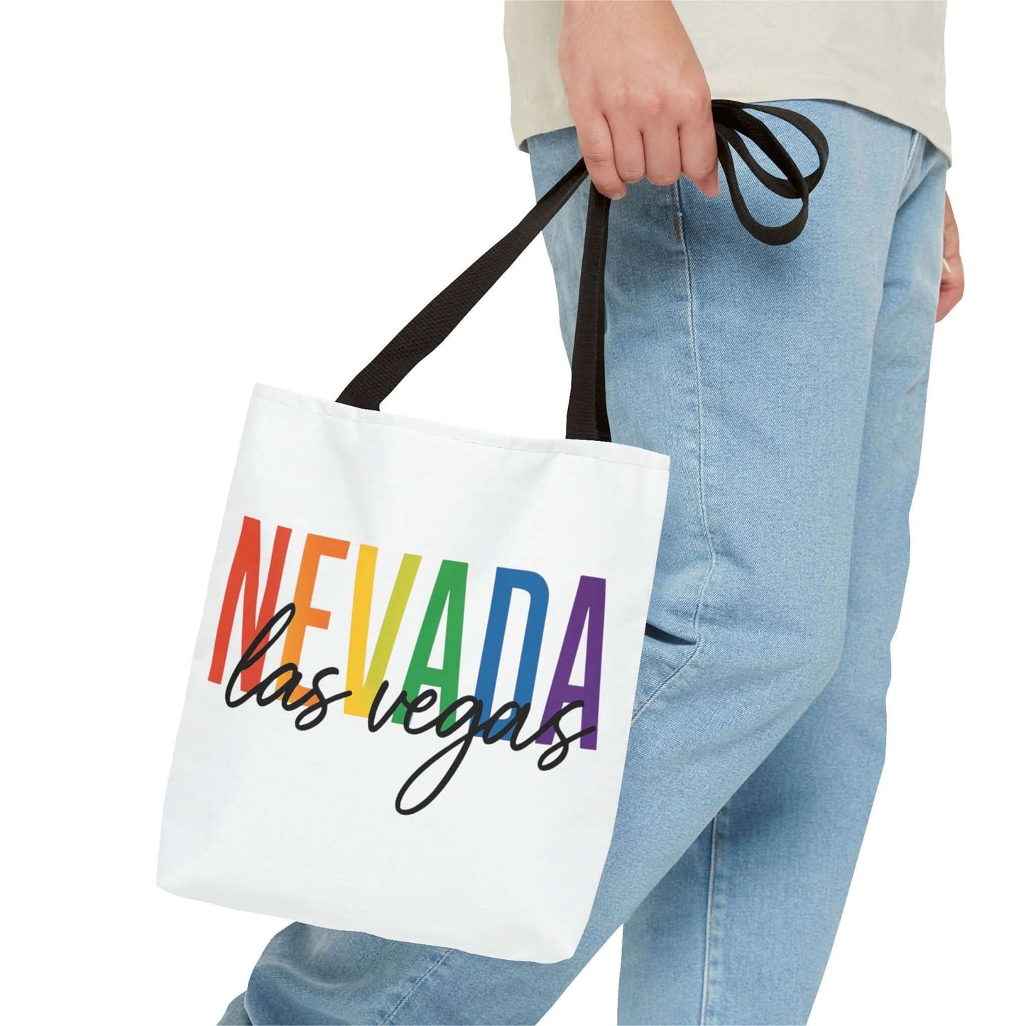 Pride Las Vegas Nevada Tote, Pride Month Tote, Bisexual Pride Bag, LGBT Tote, Transgender Gift, Lesbian Tote, Equal Rights Bag