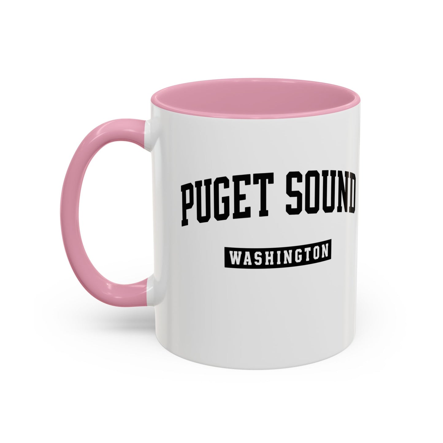 Seattle, Tacoma, Puget Sound Washington Accent Coffee Mug, Tacoma, Puget Sound Gift, Puget Sound WA, Washington Souvenir, Puget Sound Mug