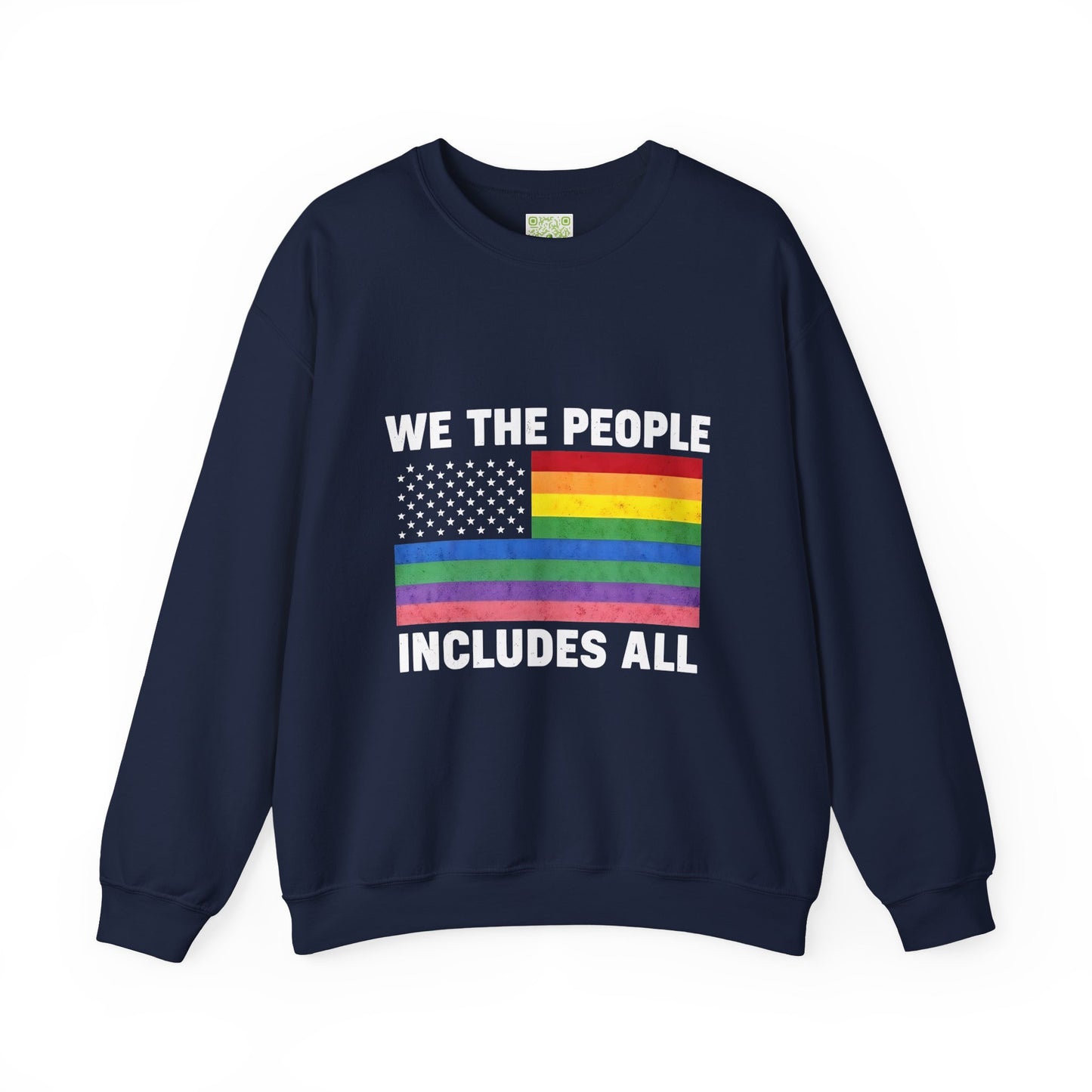 We the People Pride Includes All Crewneck, Inclusive Pride Sweatshirt, Pride 2025, Nonbinary Pride, Lesbian Shirt, LGBT Shirt, Pride Collection