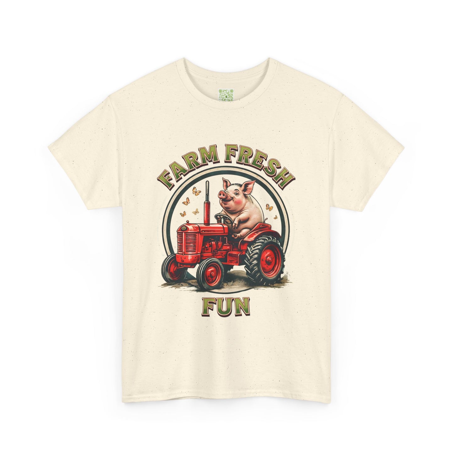 Potbelly Pig Farm Fresh Fun T-Shirt, Vintage Farmhouse Tee, Retro Pig Tractor Shirt, Animal Lover Gift, Country Life Apparel