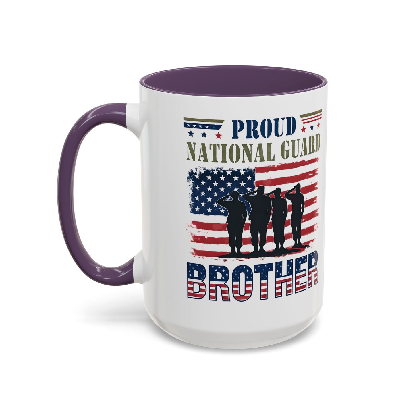 Proud National Guard Brother Coffee Mug, Veteran Appreciation Mug, Military Family Gift, Army Gifts, Tactical Gifts