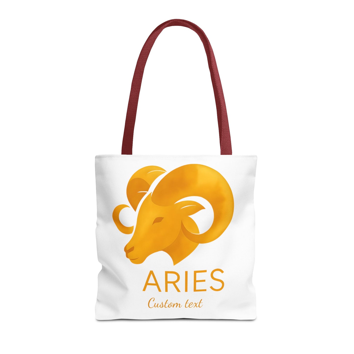 Aries Zodiac Personalized Tote Bag, Artistic Tote Bag, Astrology Bag, Unique Tote Bag, Aries Birthday Gift