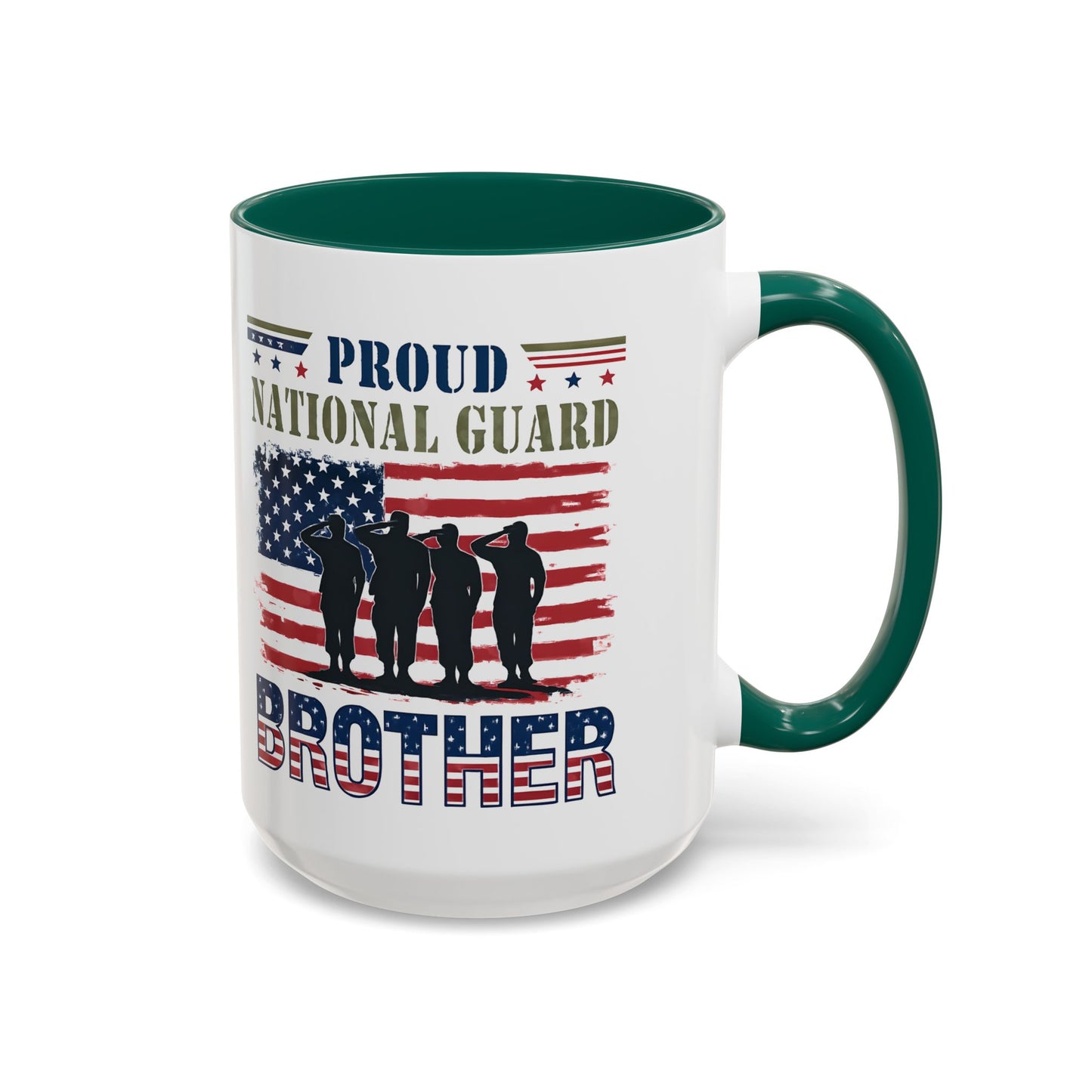 National Guard, Proud Brother Coffee Mug, Veteran Appreciation Mug, Military Family Gift, Army Gifts, Tactical Gifts