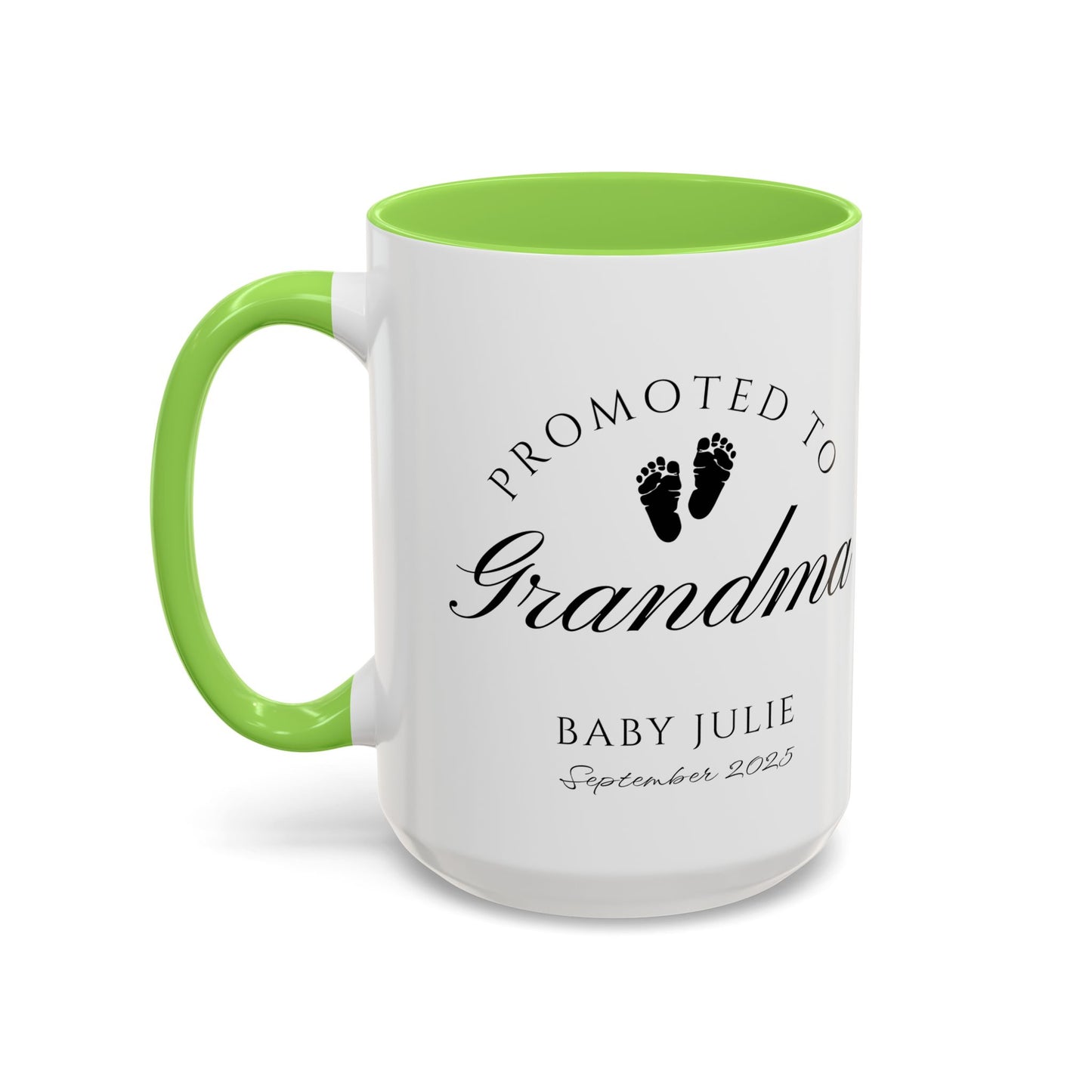 Promoted to Grandma Mug, Pregnancy Announcement Coffee Cup, Baby Reveal Gift, New Grandparent Mug, Grandma to Be Gift, Custom Baby Announcement