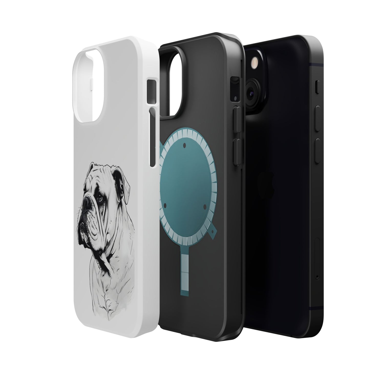Bulldog Magnetic Tough Cases - Durable Phone Protection, Pet Lovers Gift, Animal Accessories, Unique Design, Personalized Tech
