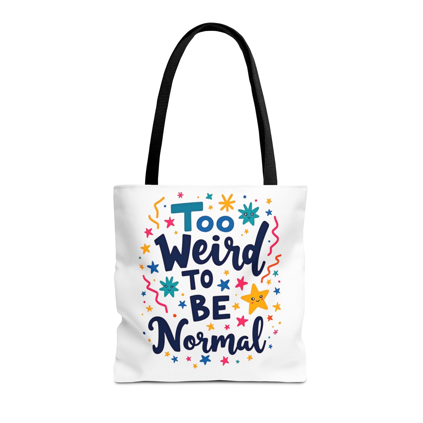 Enneagram Type 4 Tote Bag, To Weird to Be Normal, Personality Test, Enneagram Four, Self Growth Accessories