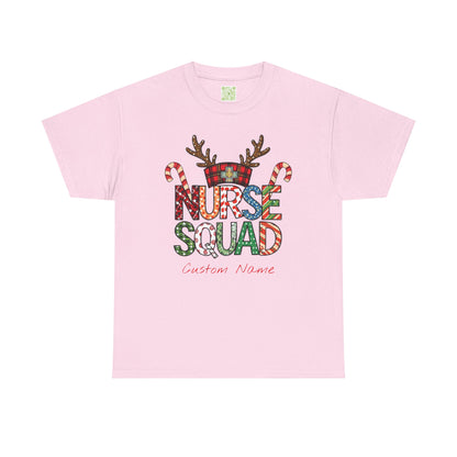 Personalized Nurse Squad Holiday Tee, Snowman Shirt, Christmas Womens, Future Nurse Gift, Nurse Gift, Gift For Nurse