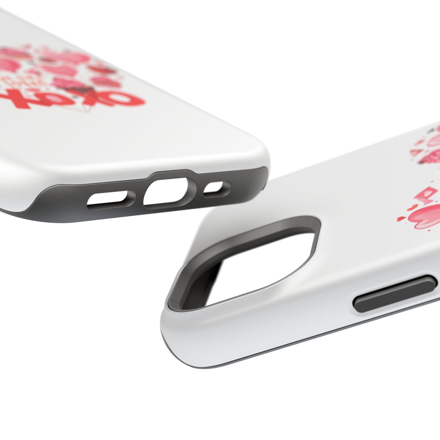 Valentine's Day Magnetic Tough Cases, Cute Phone Cover, Gift for Her, Love Heart Design, Personalizable Tech Accessory