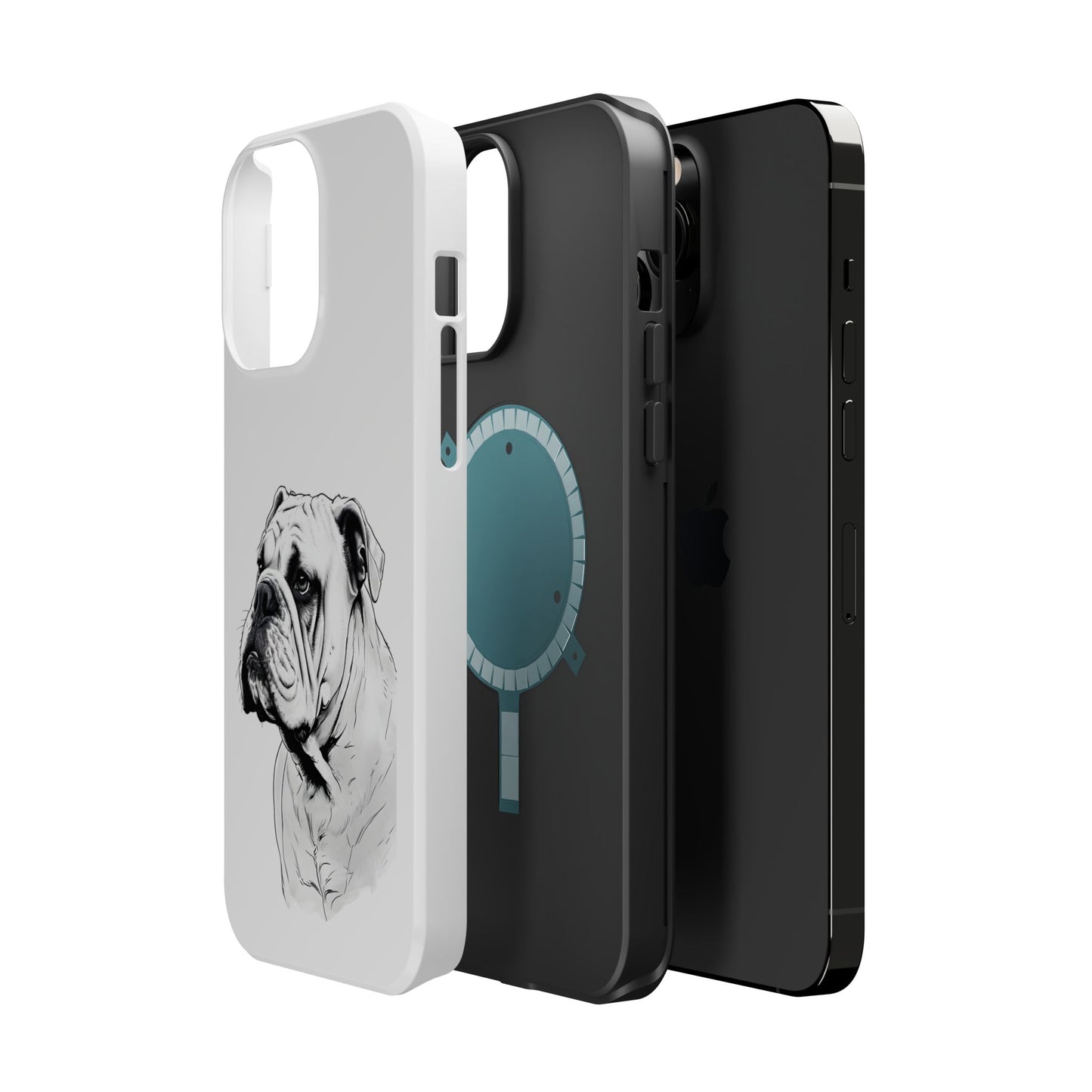 Bulldog Magnetic Tough Cases - Durable Phone Protection, Pet Lovers Gift, Animal Accessories, Unique Design, Personalized Tech